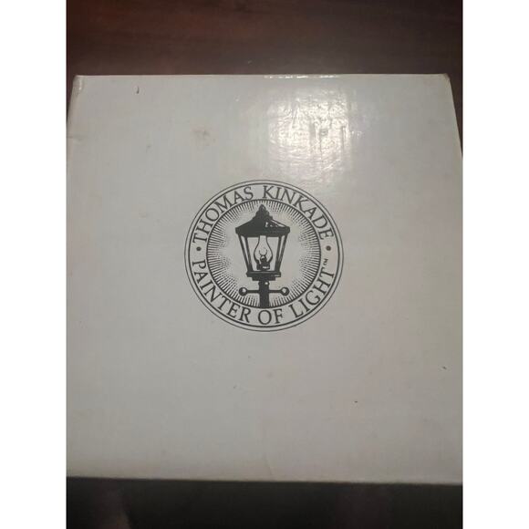 Thomas Kinkade Blessing of Christmas Ornament Painter of Light Christmas Cottage - Picture 8 of 10